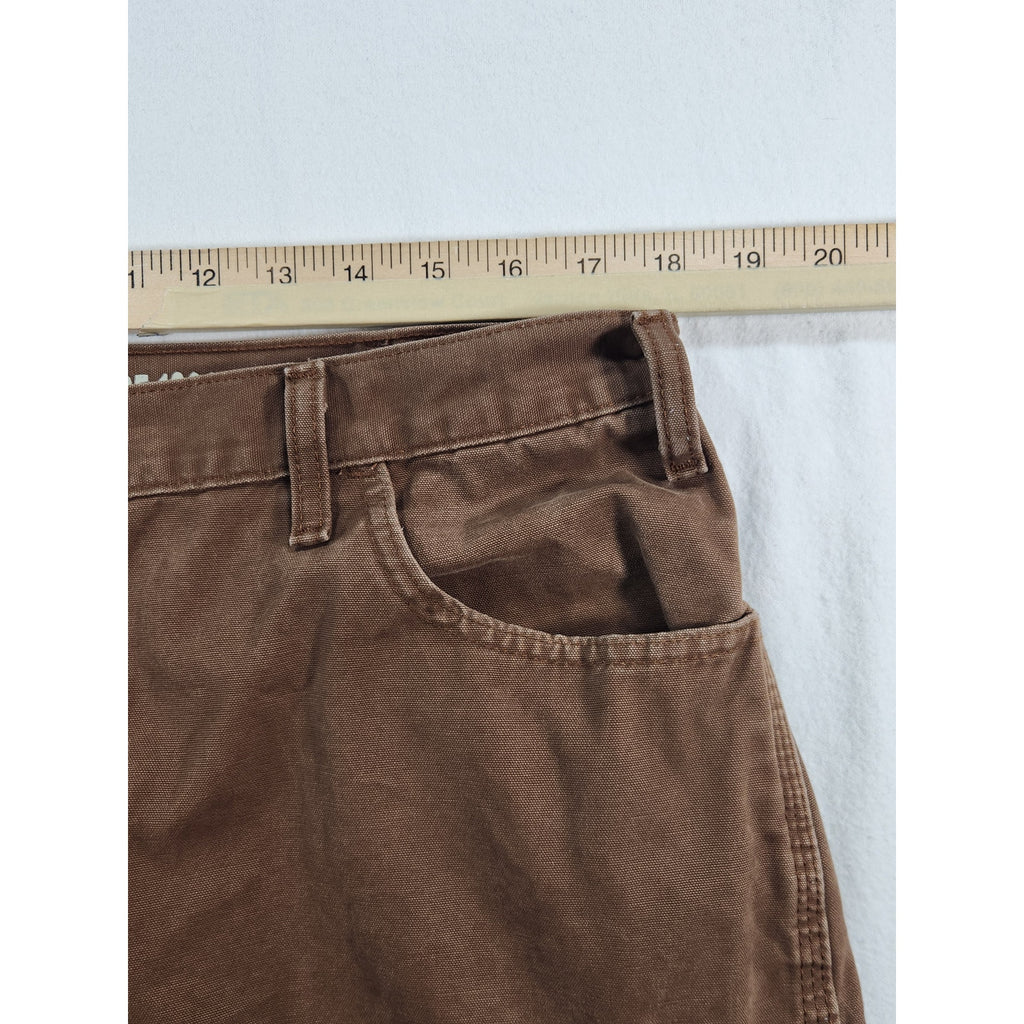 Dickies Men's Brown Relaxed Fit Carpenter Pants 34x30