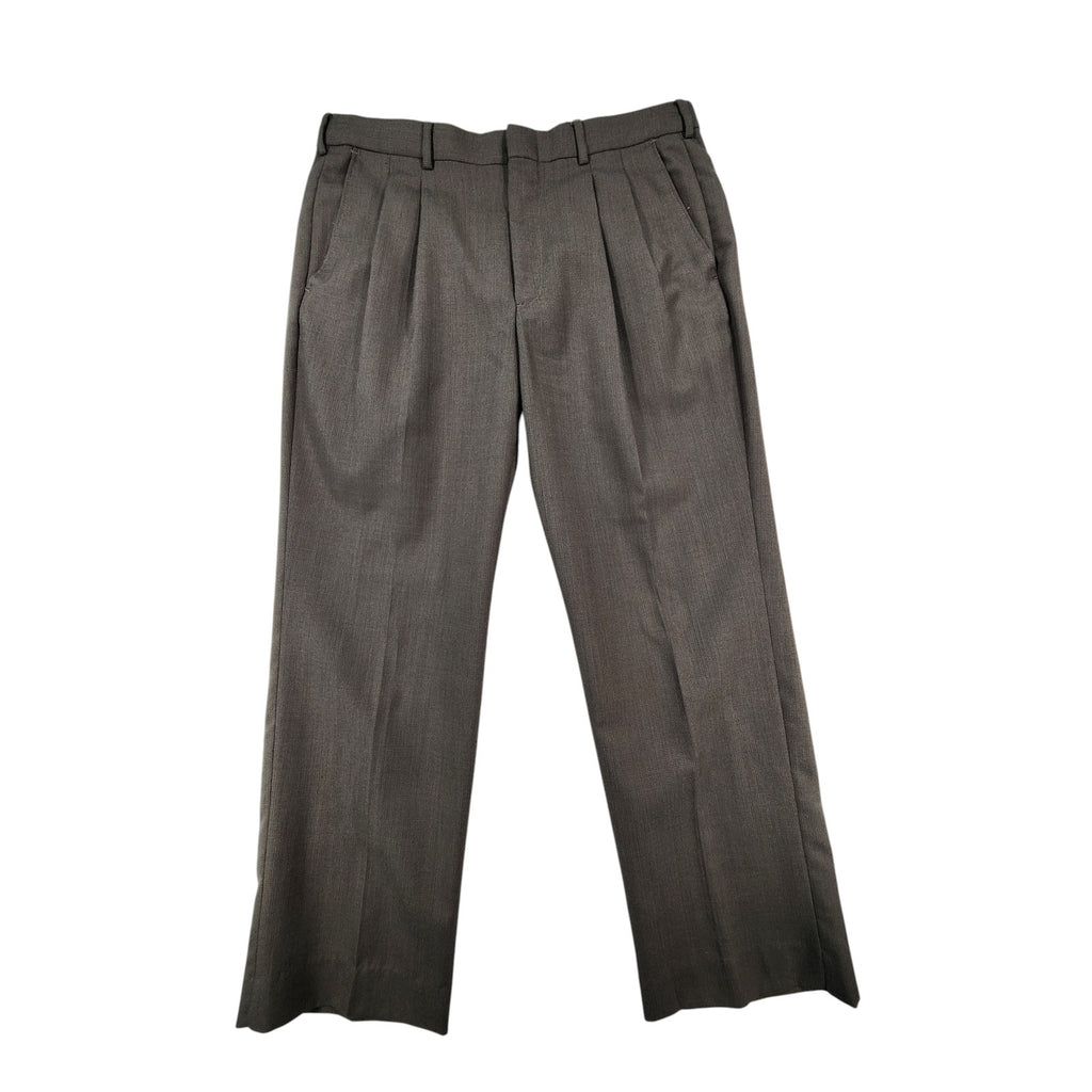 TownCraft Men's Brown Two Piece Suit 44R Jacket Matching Dress Pants