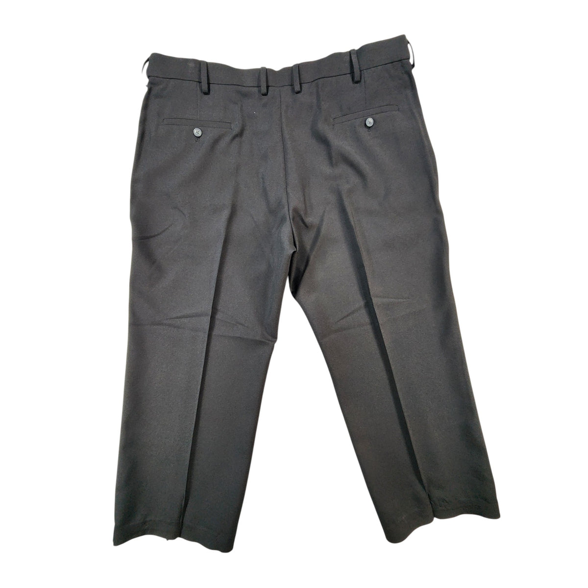 Haggar Men's Black Dress Pants Hidden Expandable Waistband 40x29 NWT