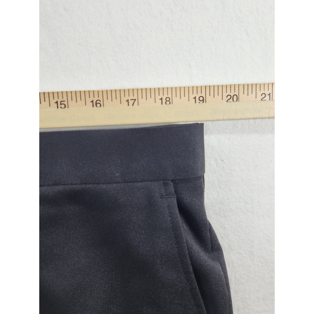 Saddlebred Men's Black Dress Pants 36x29 Classic Fit Slacks