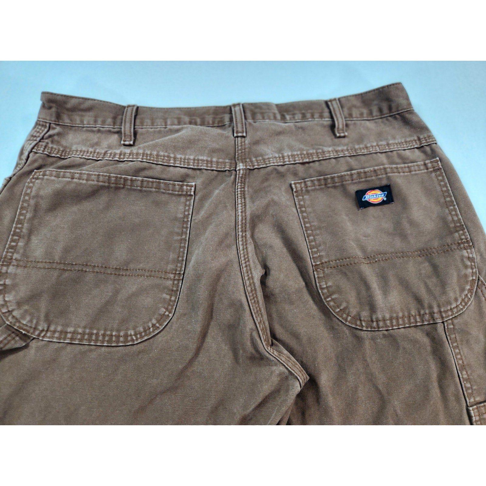 Dickies Men's Brown Relaxed Fit Carpenter Pants 34x30