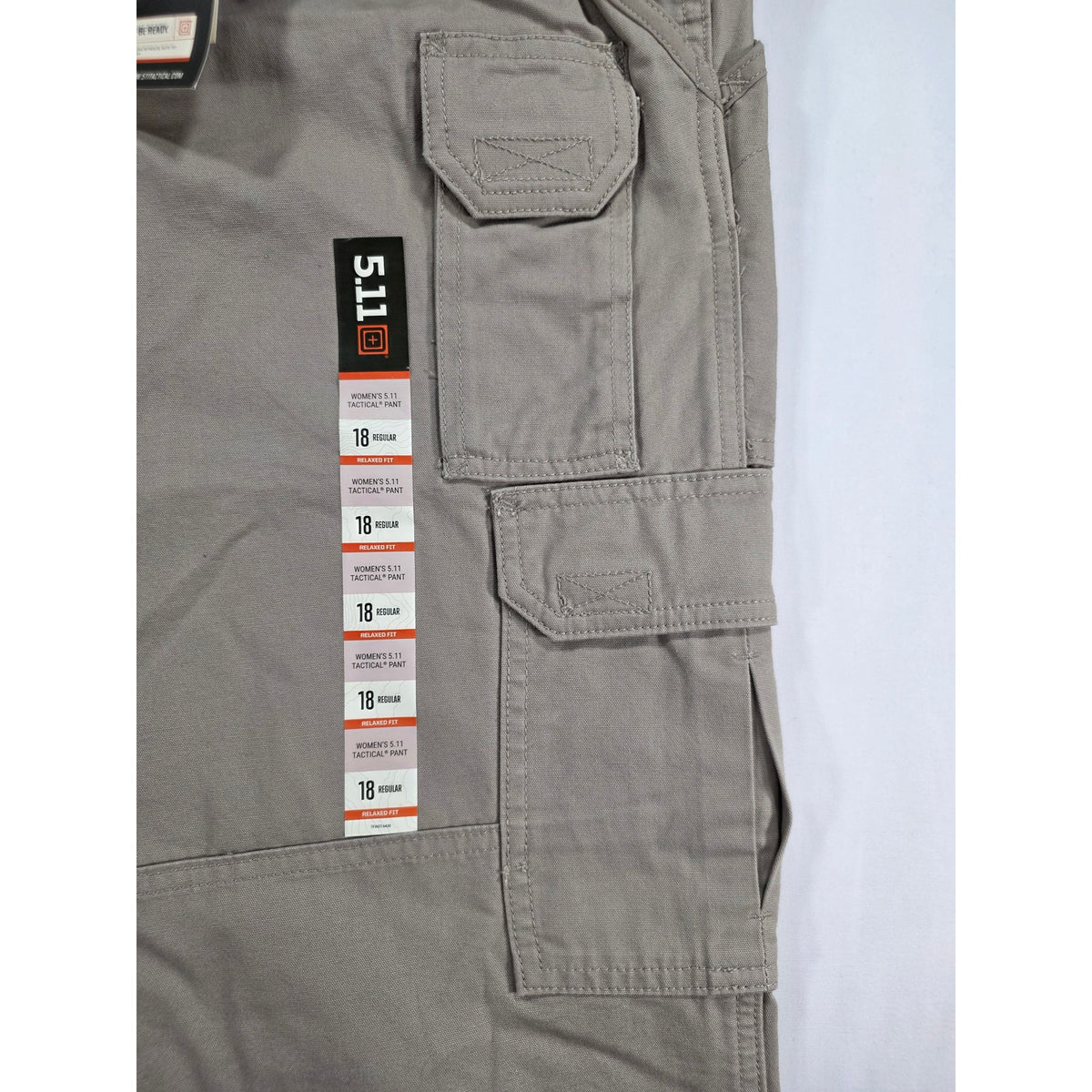 5.11 Tactical Womens 18R Original 64358 Khaki Cotton Canvas Cargo Pants NWT