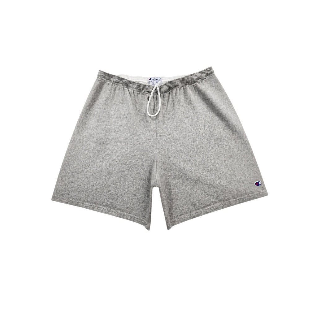 Champion Men's Shorts 2XL Gray Athletic Drawstring Gym Workout Lounge Logo