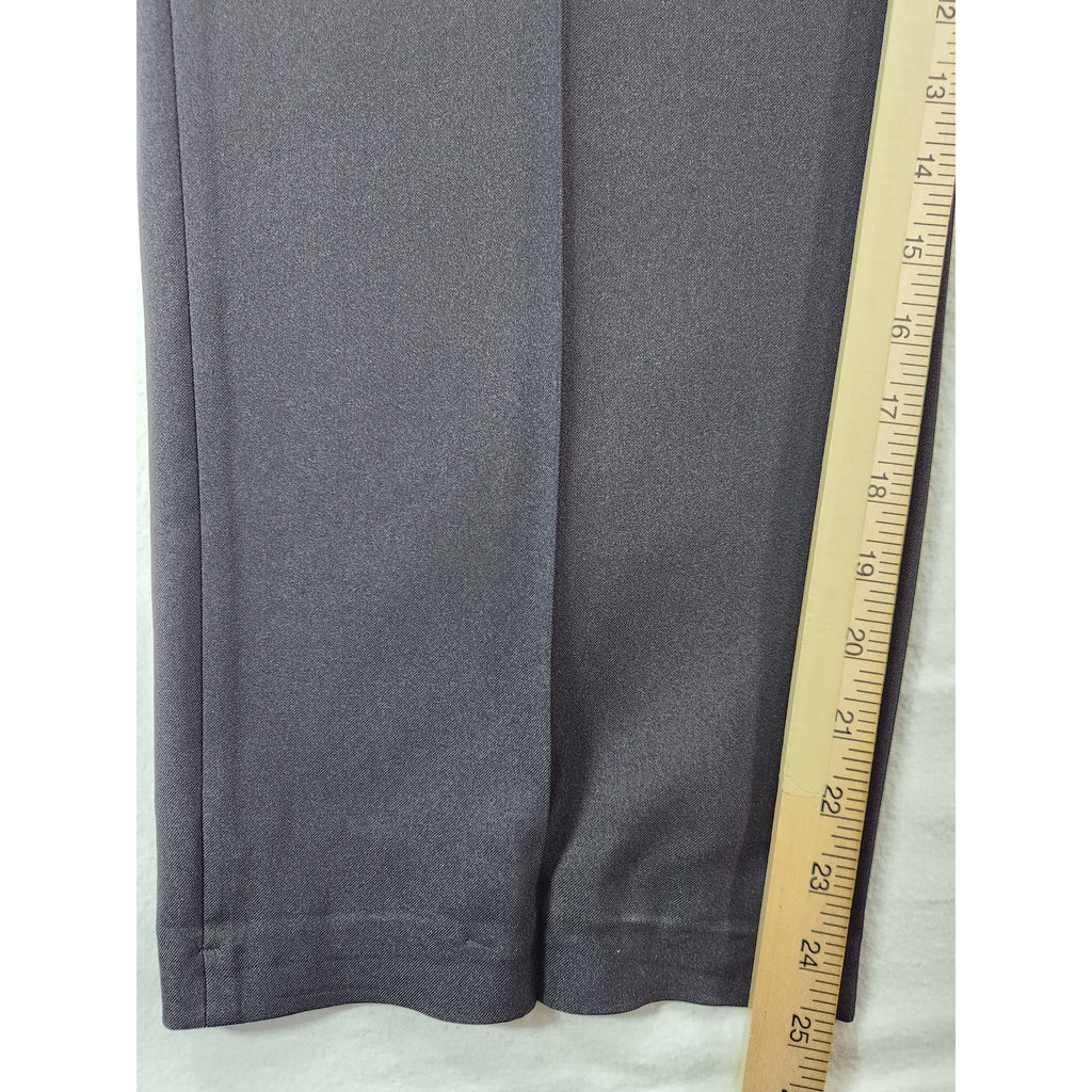 Haggar Men's Black Dress Pants Hidden Expandable Waistband 40x29 NWT