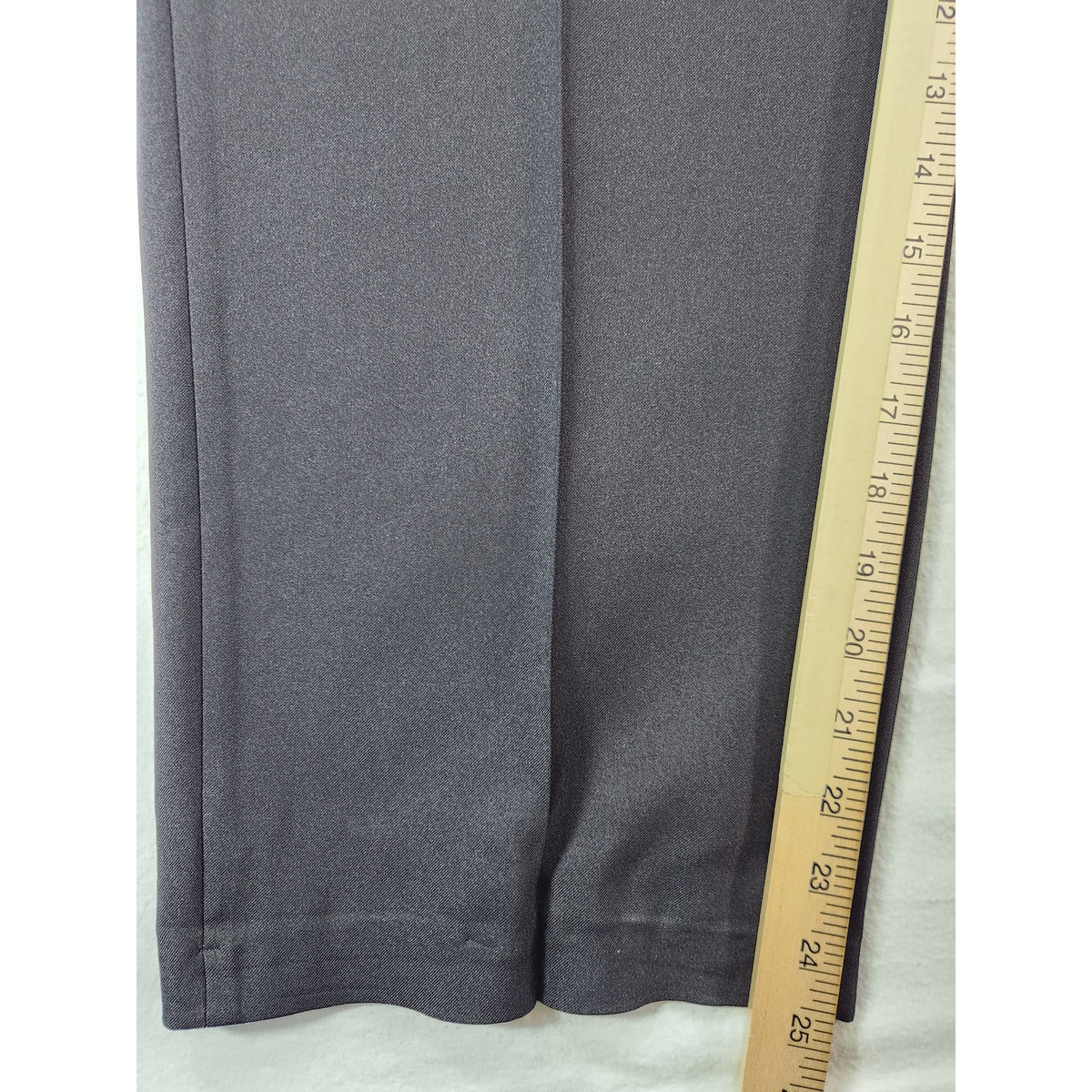 Haggar Men's Black Dress Pants Hidden Expandable Waistband 40x29 NWT