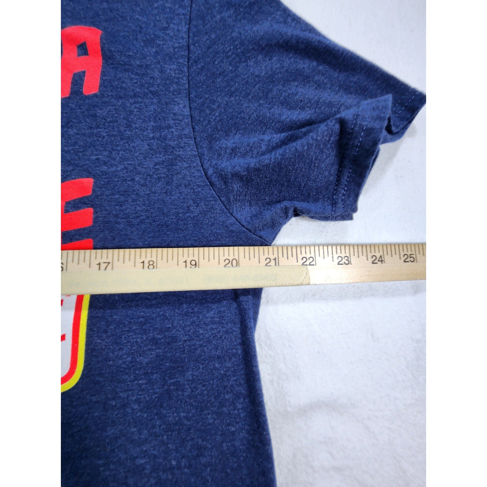 Oscar Mayer Men's T Shirt Large My Bologna Has A First Name Graphic Logo Blue