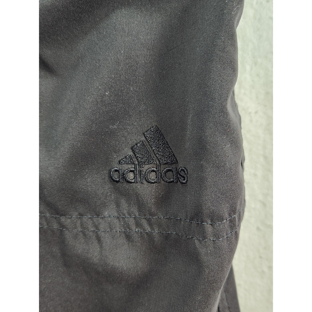 Adidas Men's Black Woven Jogger Pants Elastic Waist Size L