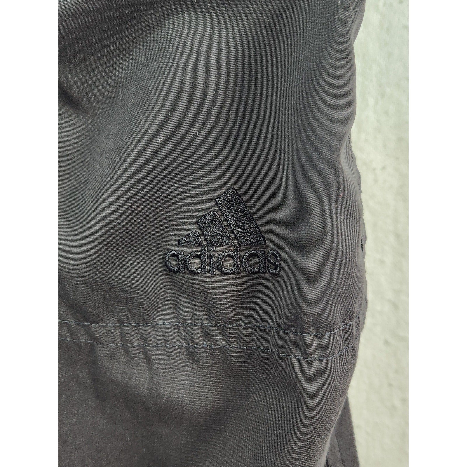 Adidas Men's Black Woven Jogger Pants Elastic Waist Size L