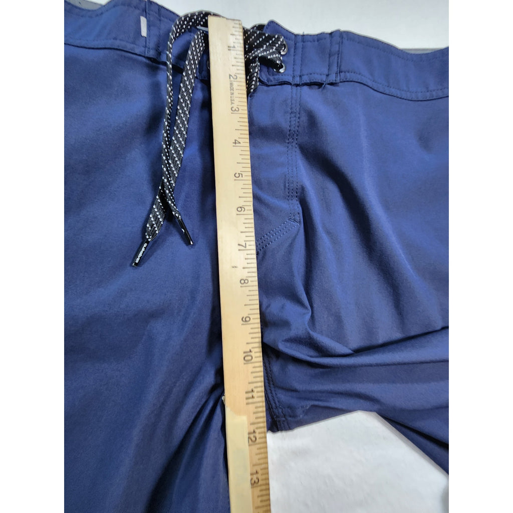 Quiksilver Highline Men's Blue Board Shorts Drawstring Size 33