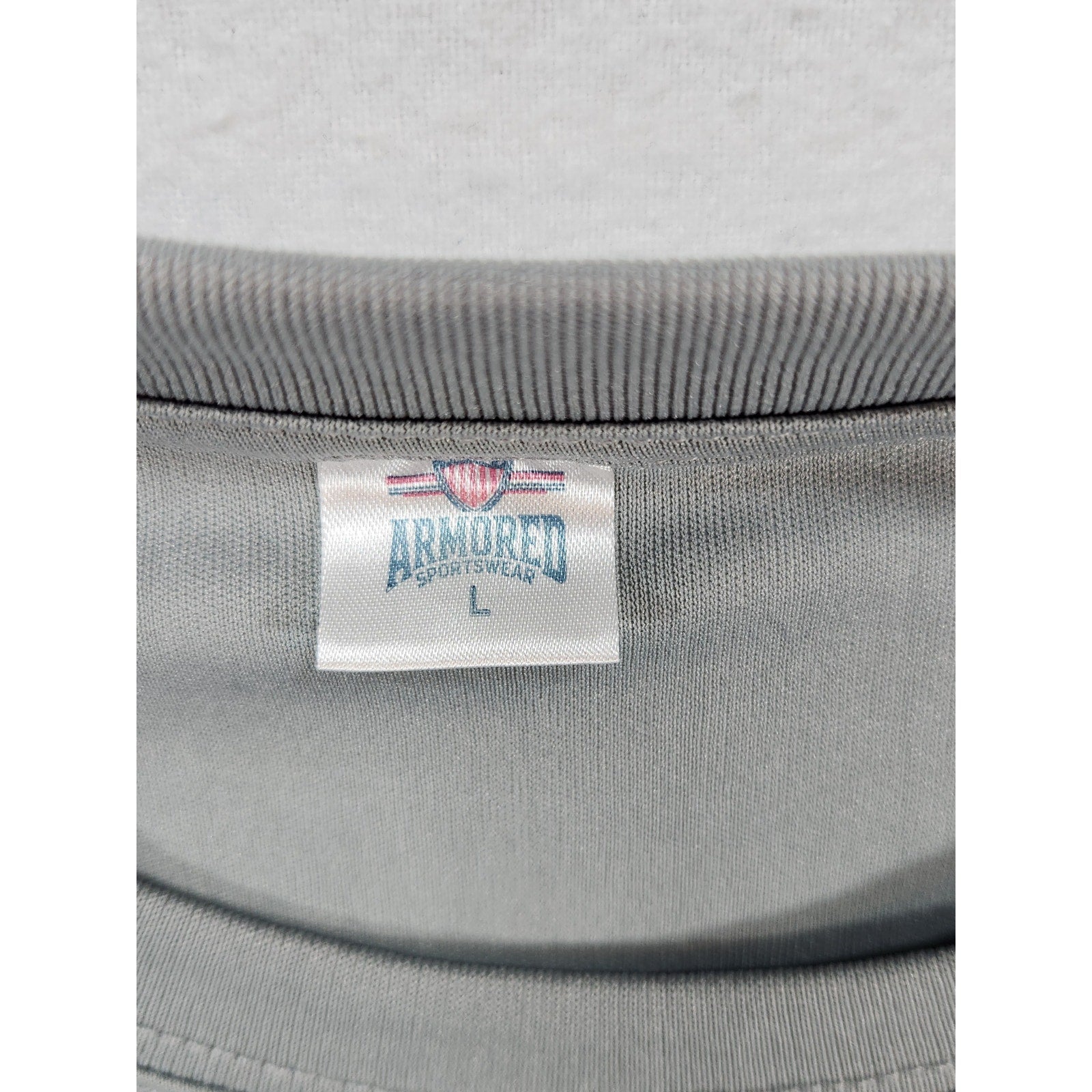 Armored Sportswear Men's God Bless America Graphic T-Shirt Gray Size L