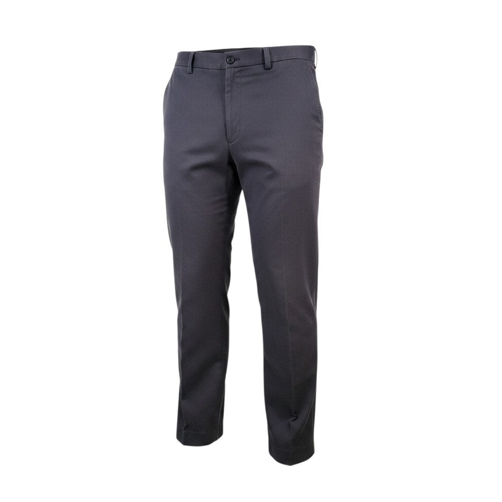 Savane Men's Comfort Waist Black Khaki Pants 36x29