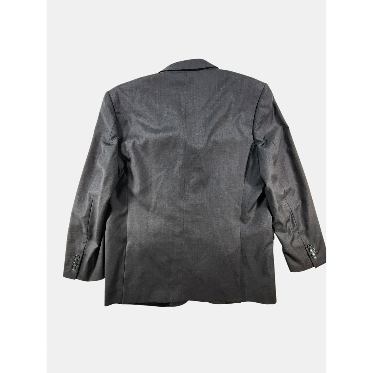 Pronto Moda Italia Eiffel Suit Jacket Mens 42R Charcoal Gray Merino Wool Blazer