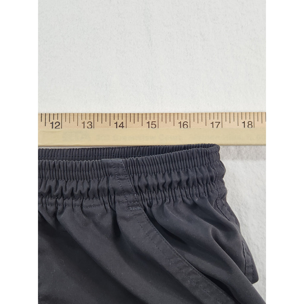 Adidas Men's Black Woven Jogger Pants Elastic Waist Size L