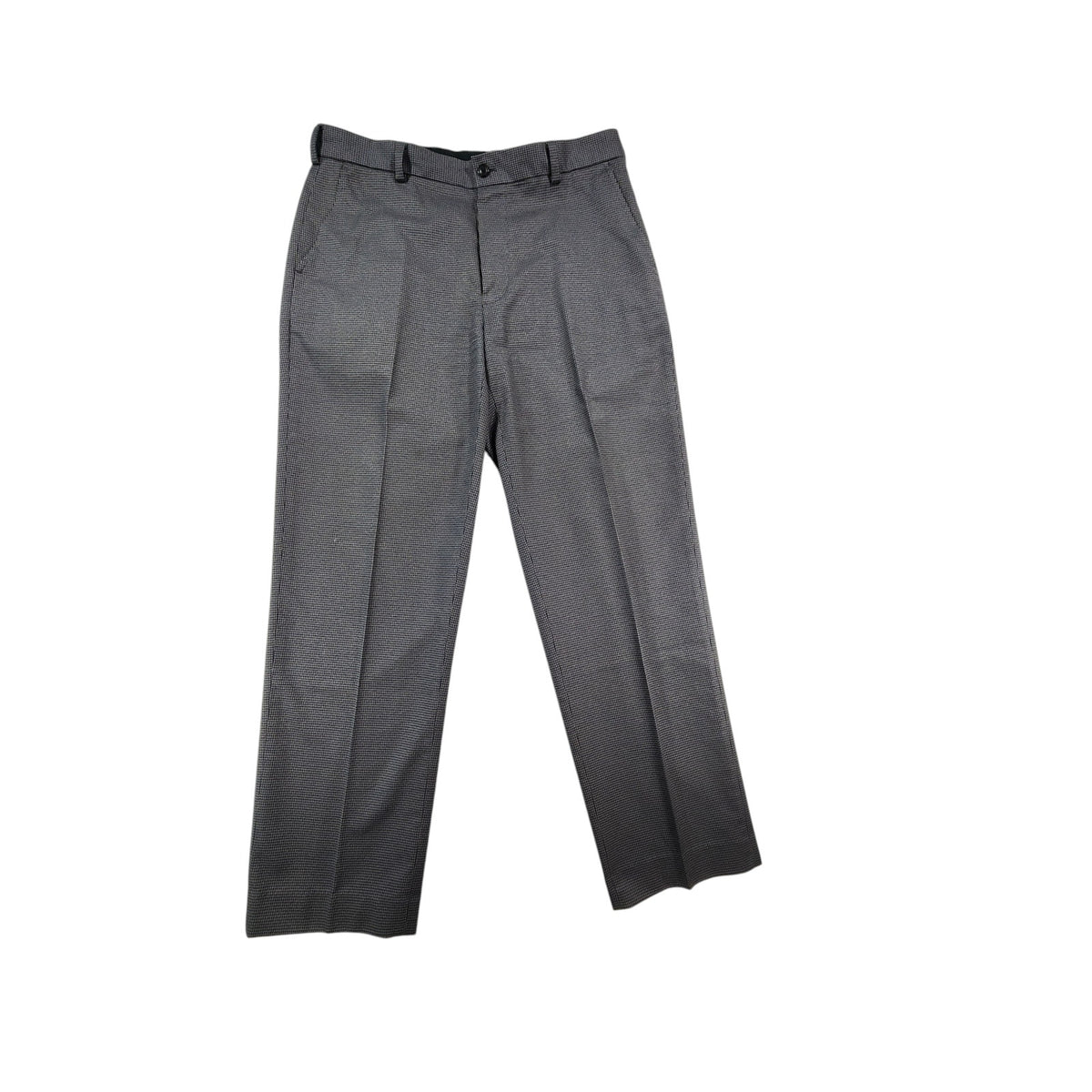 Brooks Brothers Clark Fit Men's Dress Pants 34x32 Blue Gray Flat Front