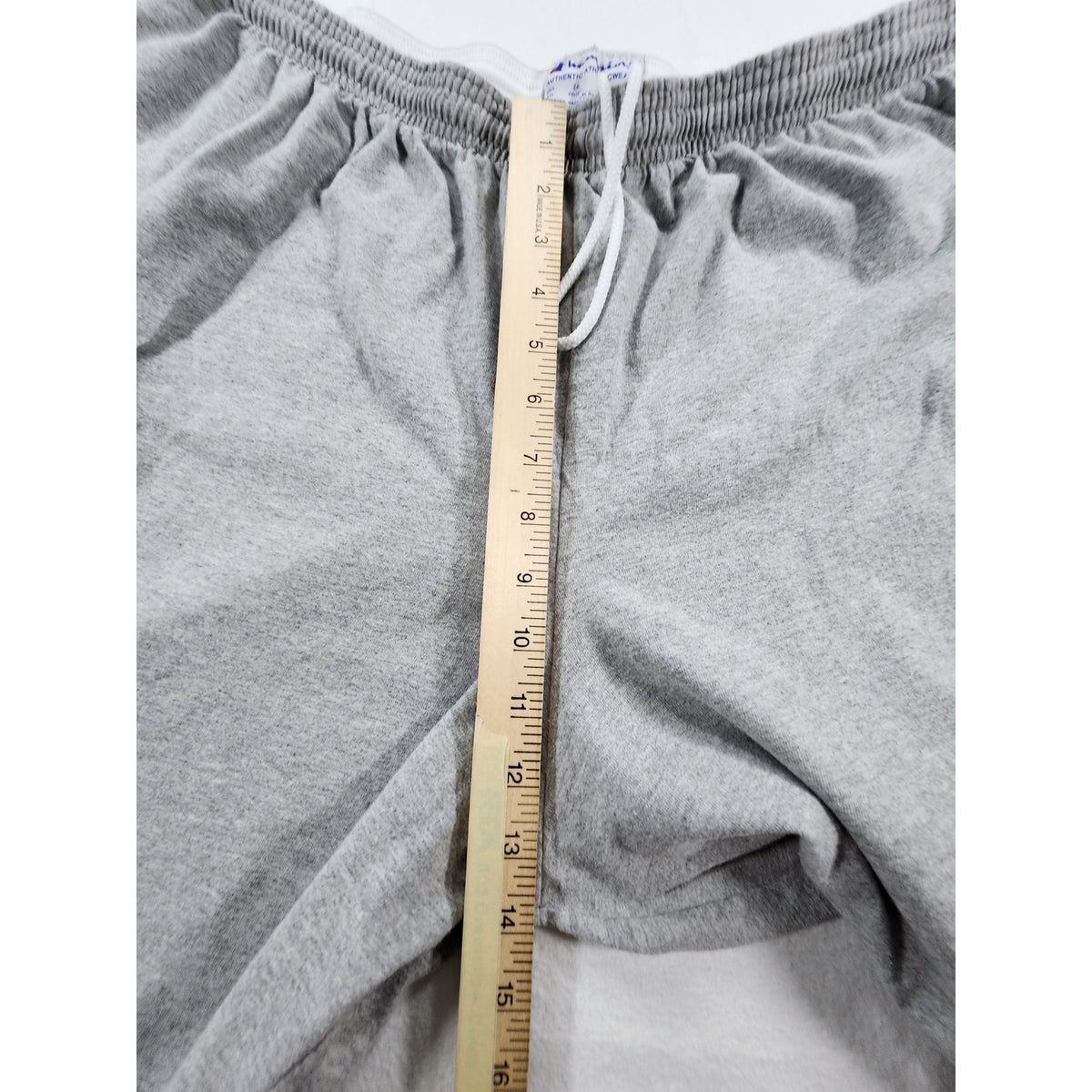 Champion Men's Shorts 2XL Gray Athletic Drawstring Gym Workout Lounge Logo