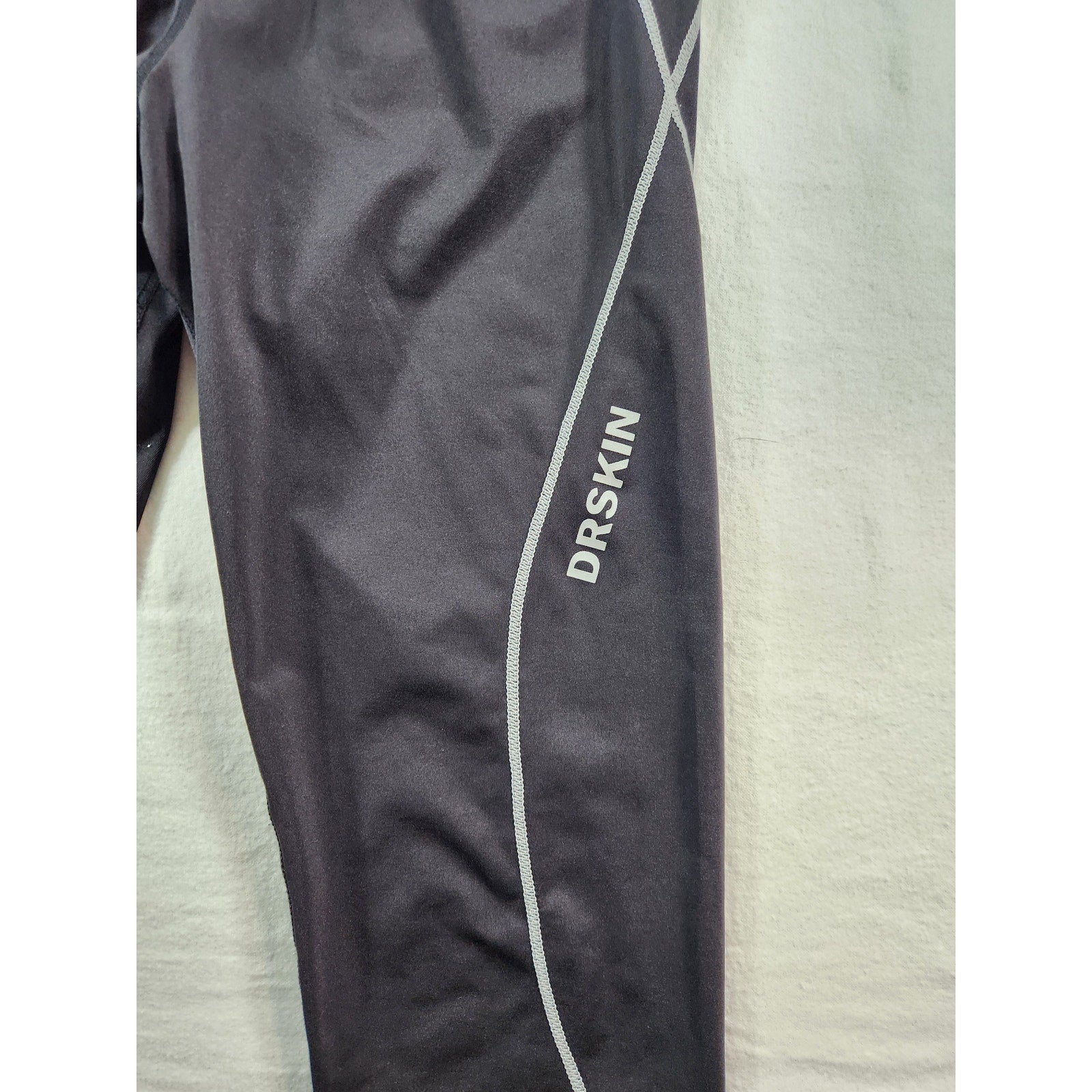 Drskin Men's Black Compression Leggings Athletic Tights Size XL