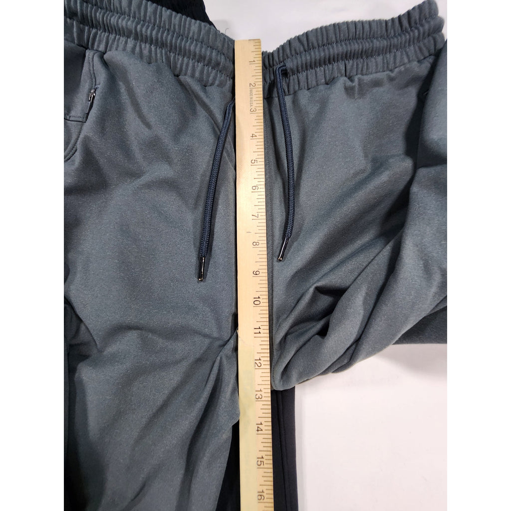 Gymreapers Jogger Pants Mens L 2 Pack Athletic Training Sweatpants Black Gray