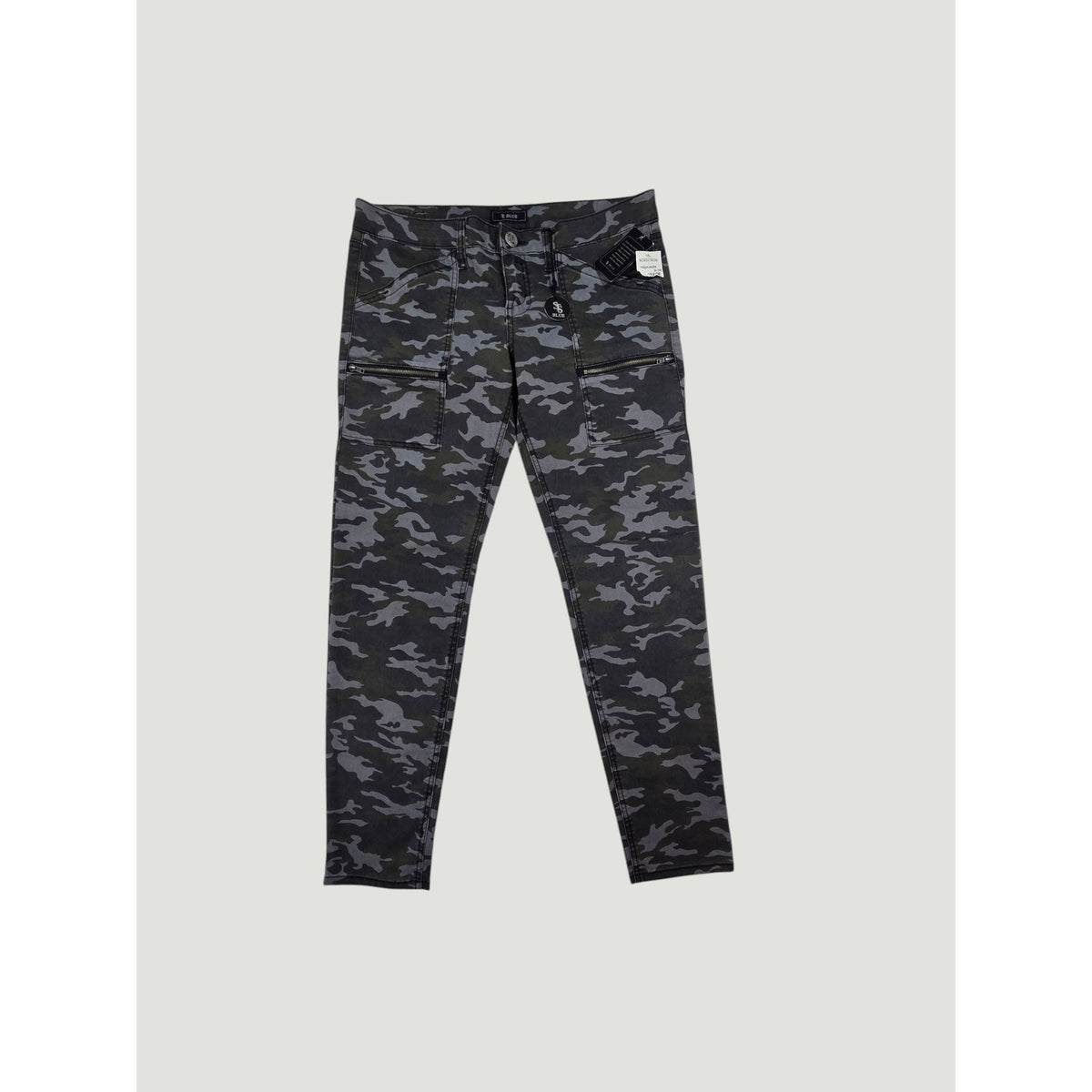 STS Blue Camo Pants Skinny Stretch Womens 13 NWT