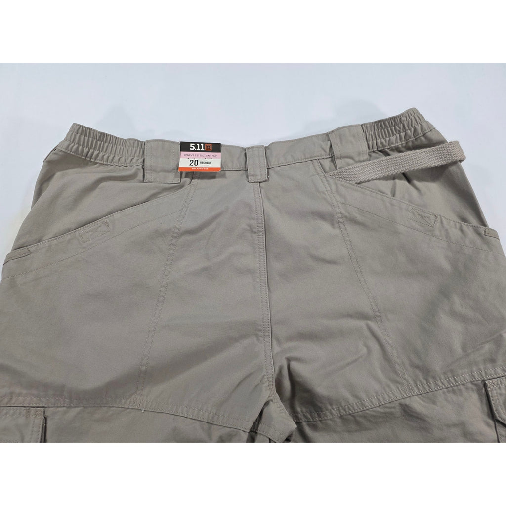 5.11 Tactical Womens Khaki Cargo Pants 20R Utility Workwear NWT