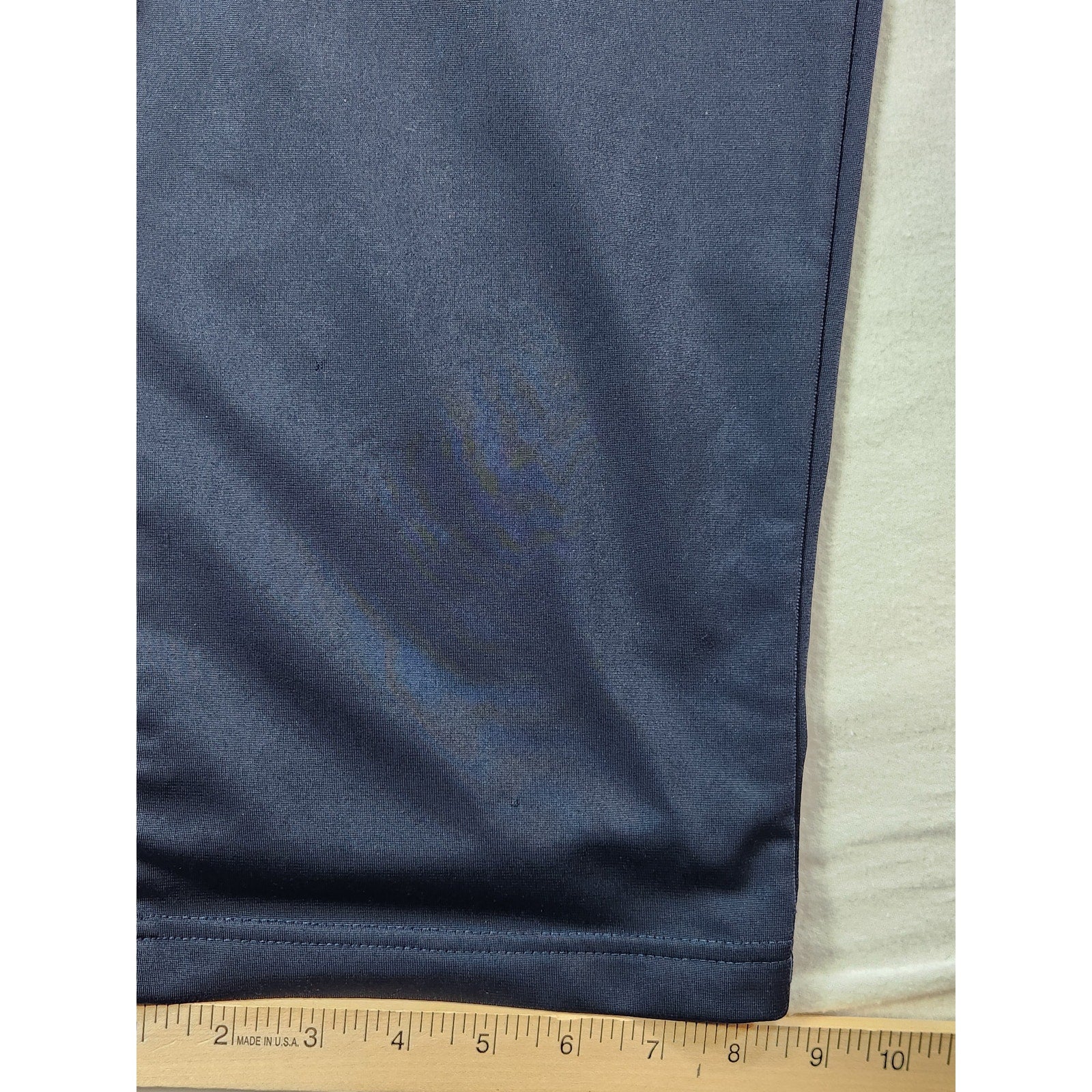 Adidas Men's Blue Tricot Jogger Track Pants White 3-Stripes Size L