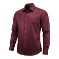 IZOD Easy Care Men's Dress Shirt Burgundy 17 34/35 Long Sleeve