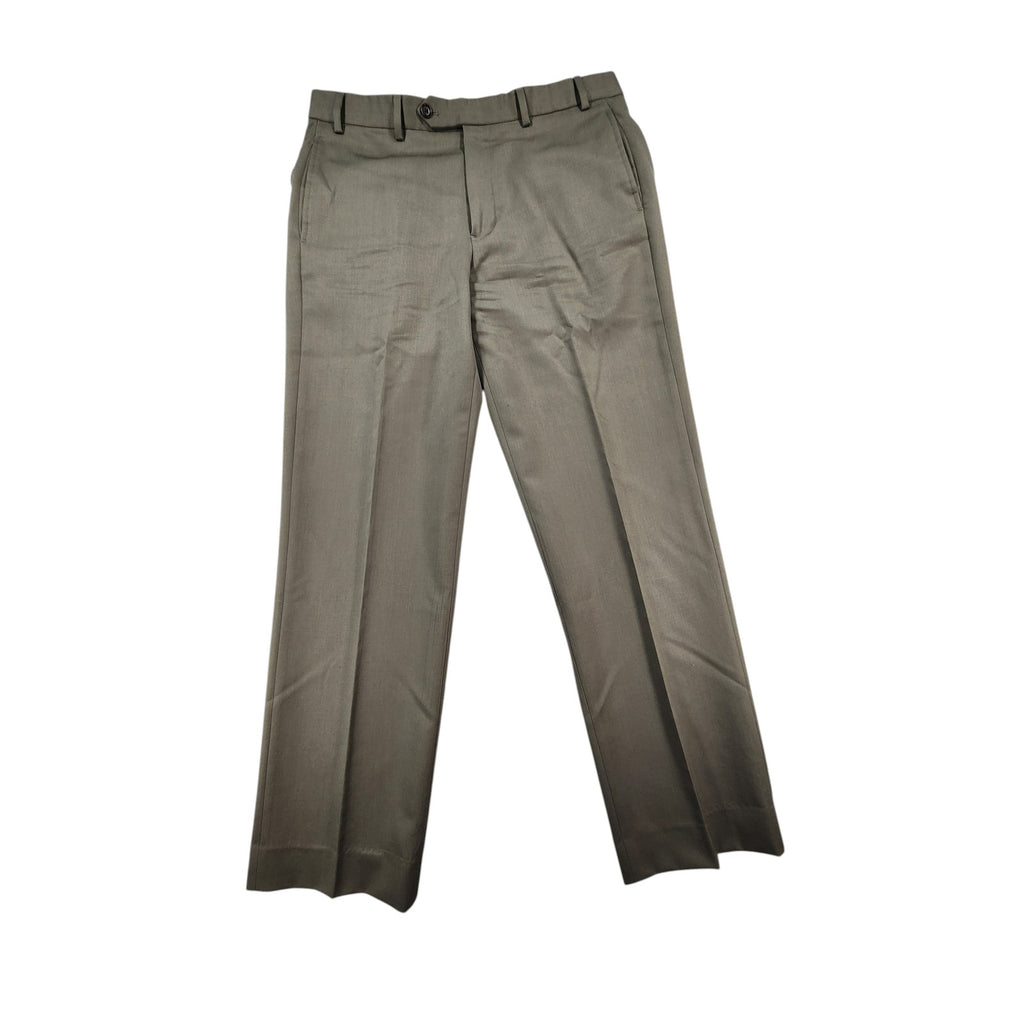Brooks Brothers Madison Fit Men's Tan Dress Pants 34x32 Flat Front