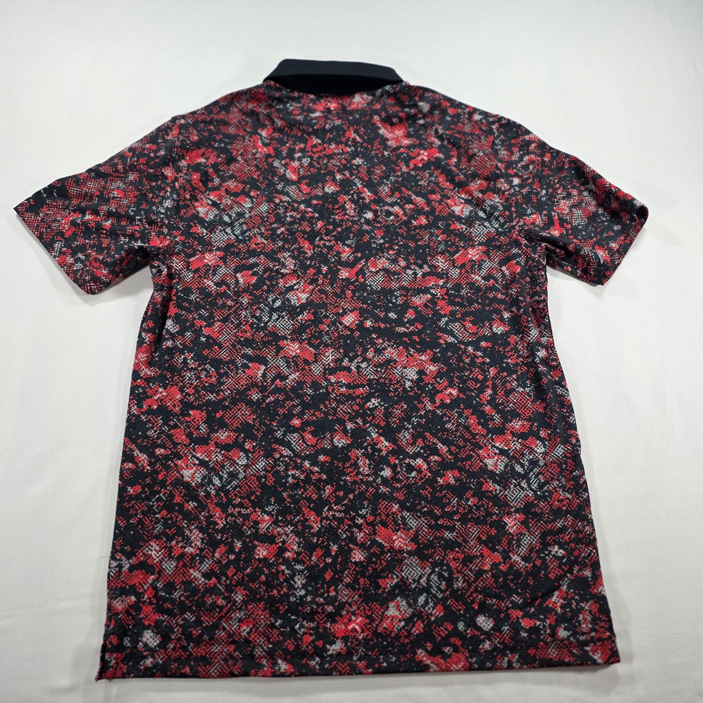 Under Armour Men’s Performance Golf Polo Red Black Pattern NWT Size S
