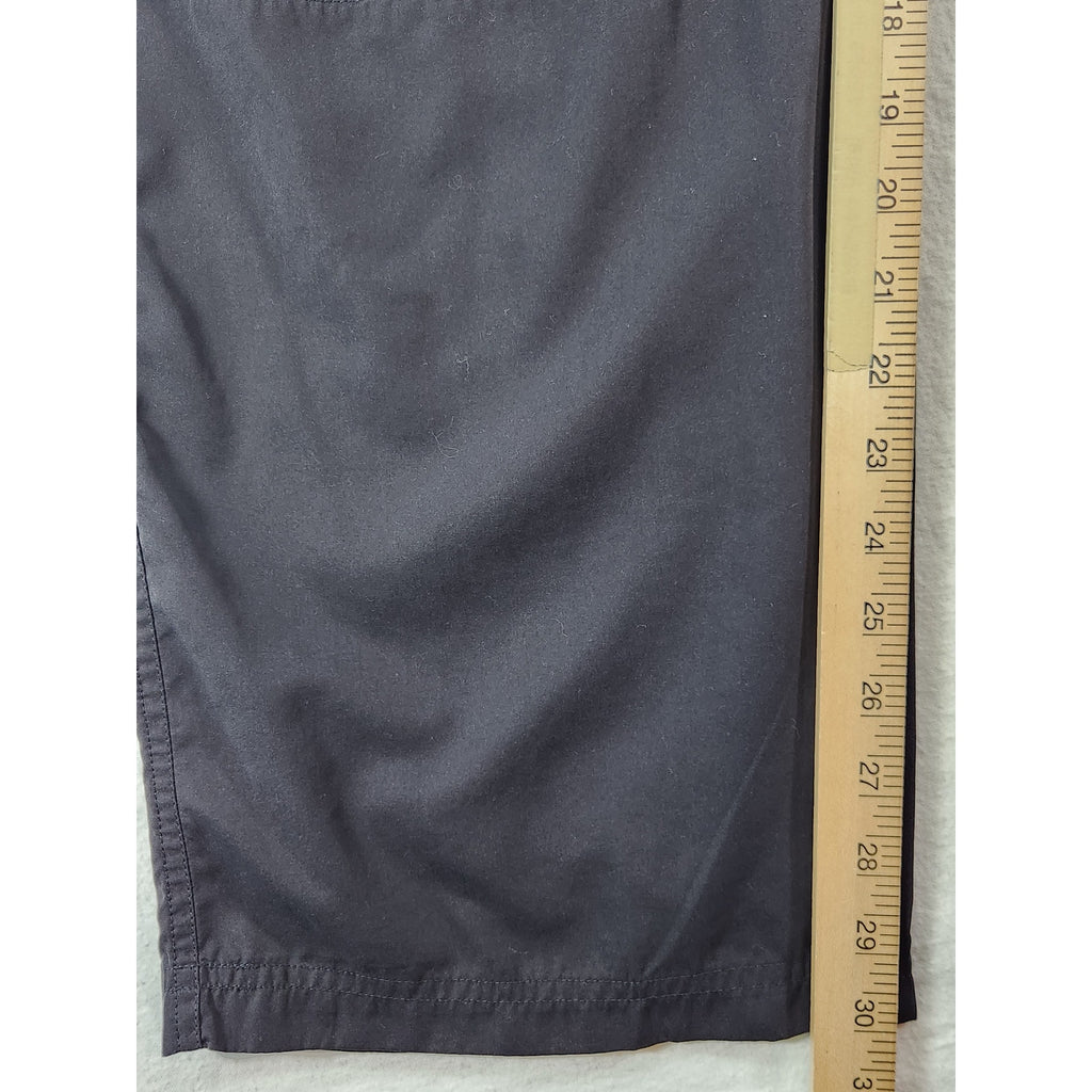 Adidas Men's Black Woven Jogger Pants Elastic Waist Size L