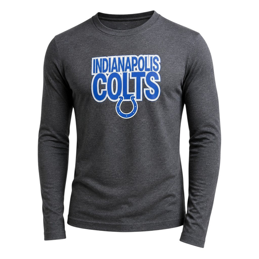 NFL Team Apparel Indianapolis Colts Men's Long Sleeve Sleep Shirt Size S