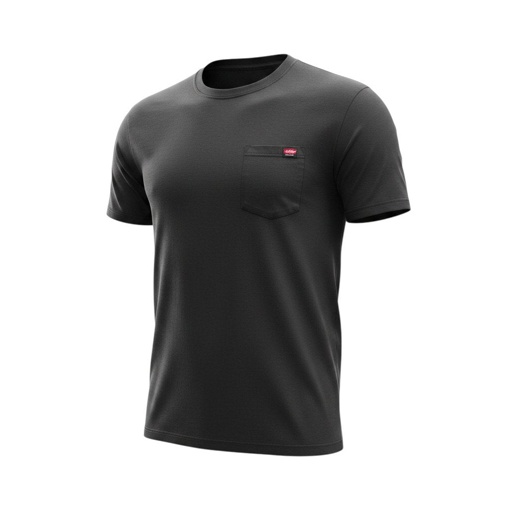 Wrangler Workwear Men's T Shirt 3XLT Black Pocket Short Sleeve Big Tall Work