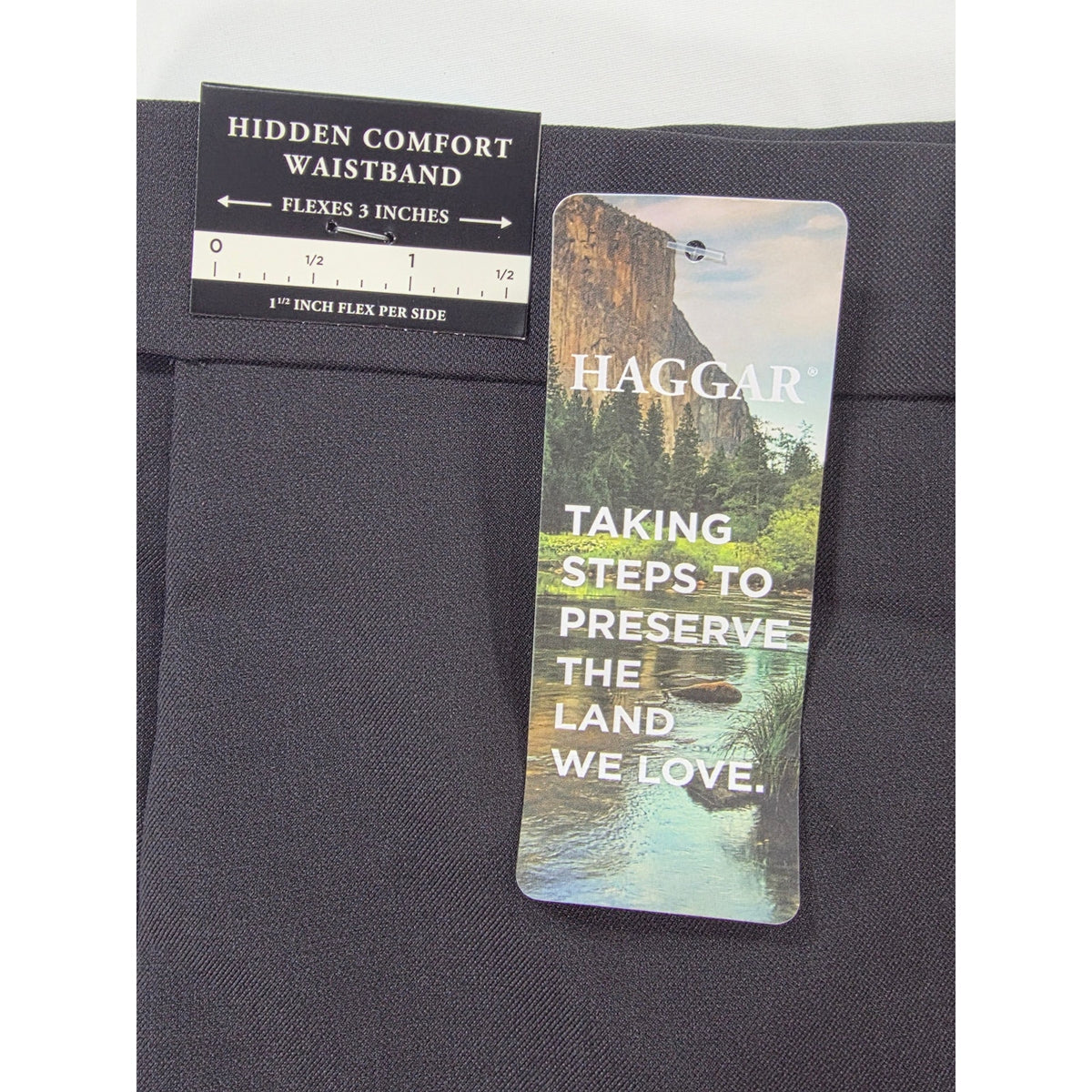 Haggar Dress Pants Classic Fit Charcoal Comfort Mens 36x30 NWT