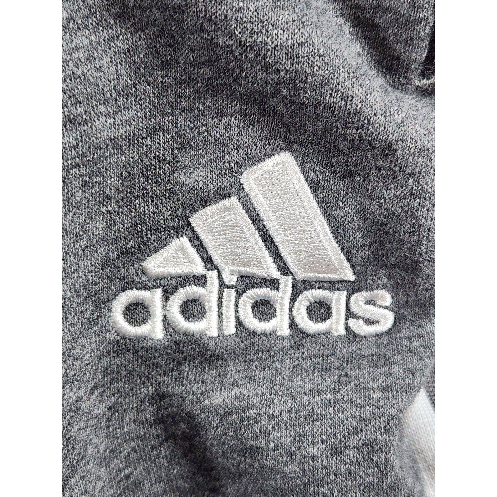 Adidas Men's Gray 3-Stripes Jogger Sweatpants Size S